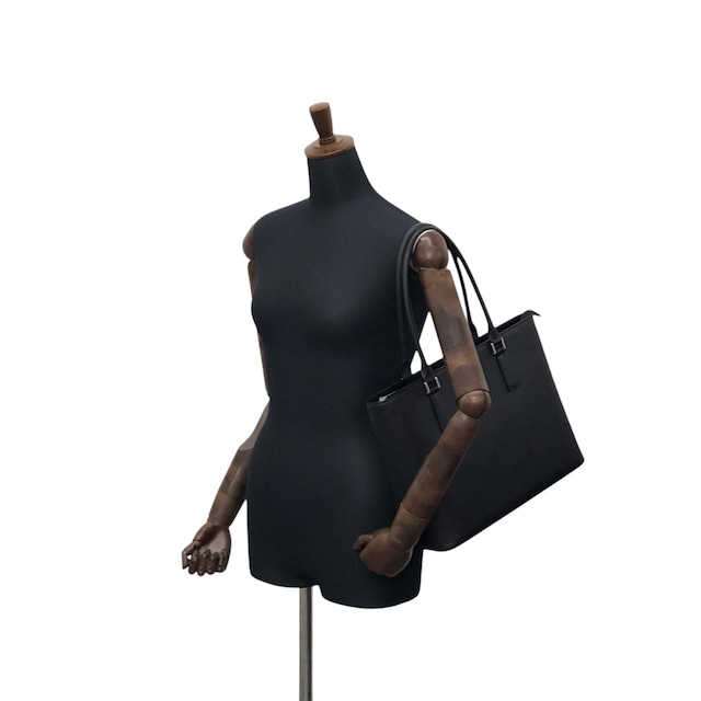 BURBERRY バーバリー ハンドバッグ ブラック ロゴプレート レザー トートバッグ vintage ヴィンテージ オールド behneb