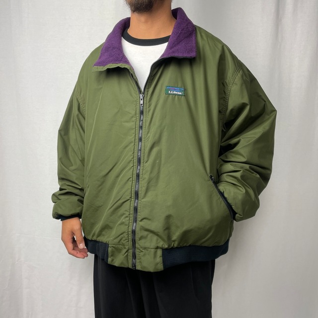 80年代 L.L.Bean エルエルビーン カタディンロゴ WARM-UP JACKET 