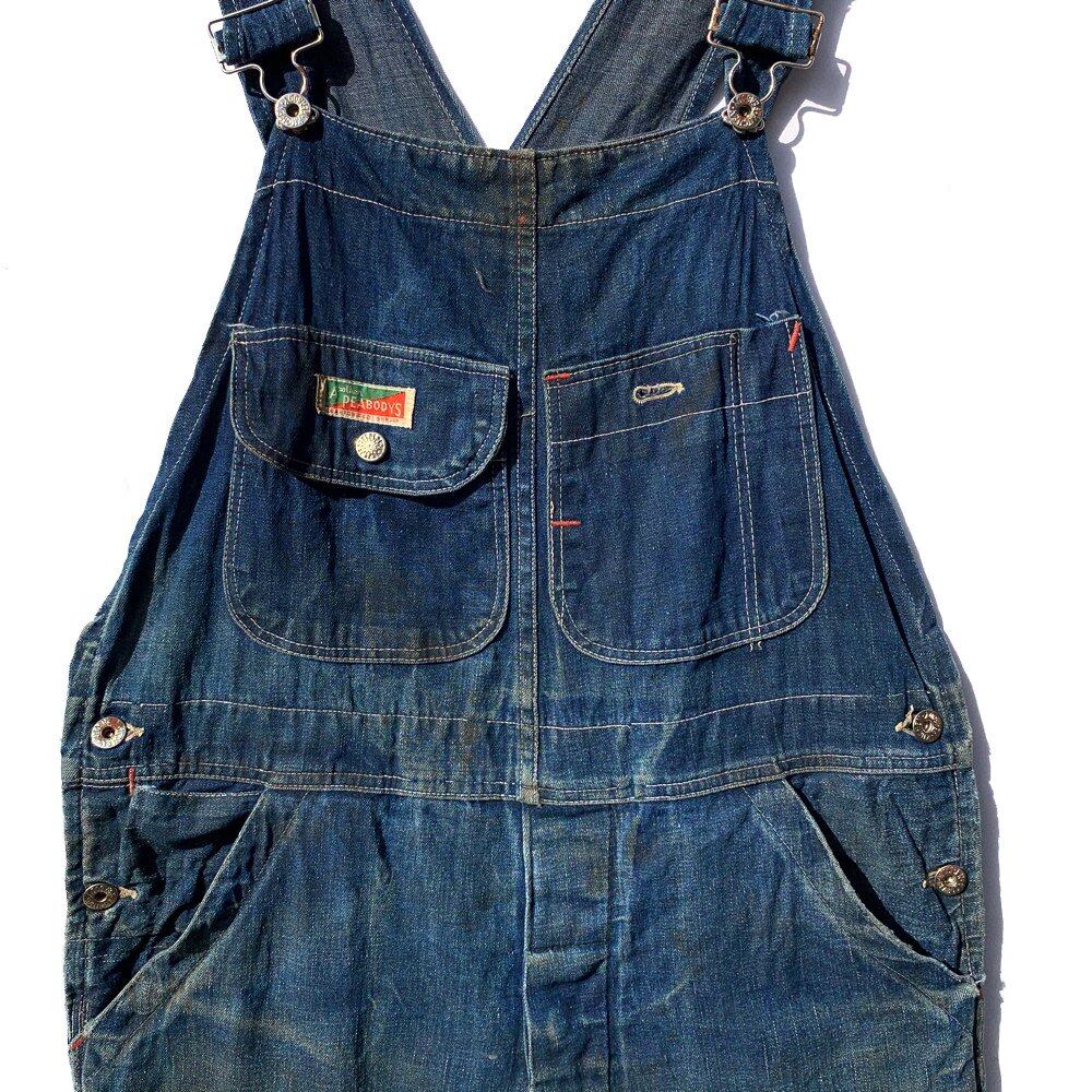 Peabodys オーバーオール　50s Vintage Denim Overalls [1940s] [Another Peabody] Vintage Denim