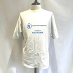 BALENCIAGA バレンシアガ World Food Programme(WFPロゴ) トップス XS コットン ホワイト