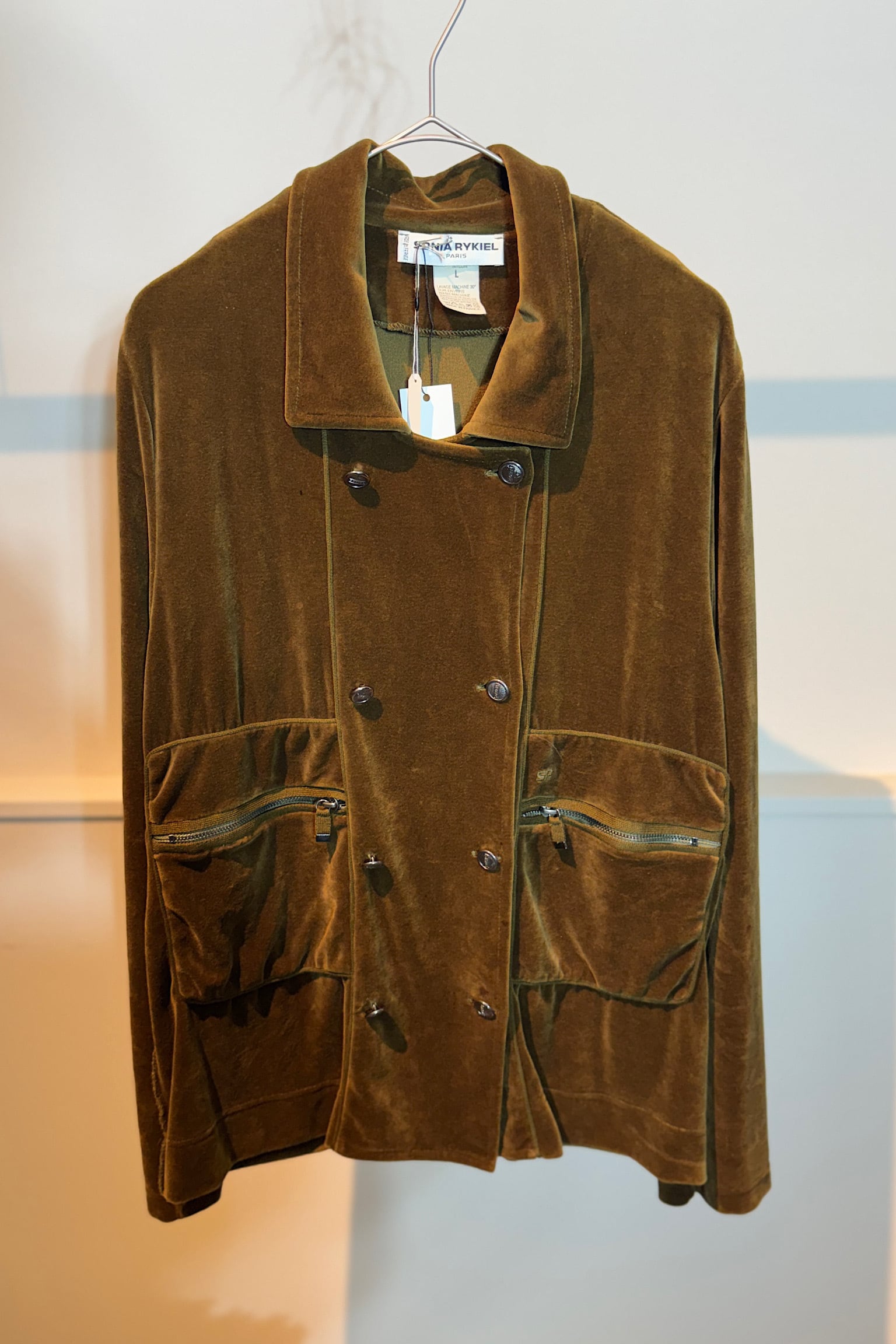 SONIA RYKIEL ベロアダブルジャケット | DROOMTUIN_VINTAGE
