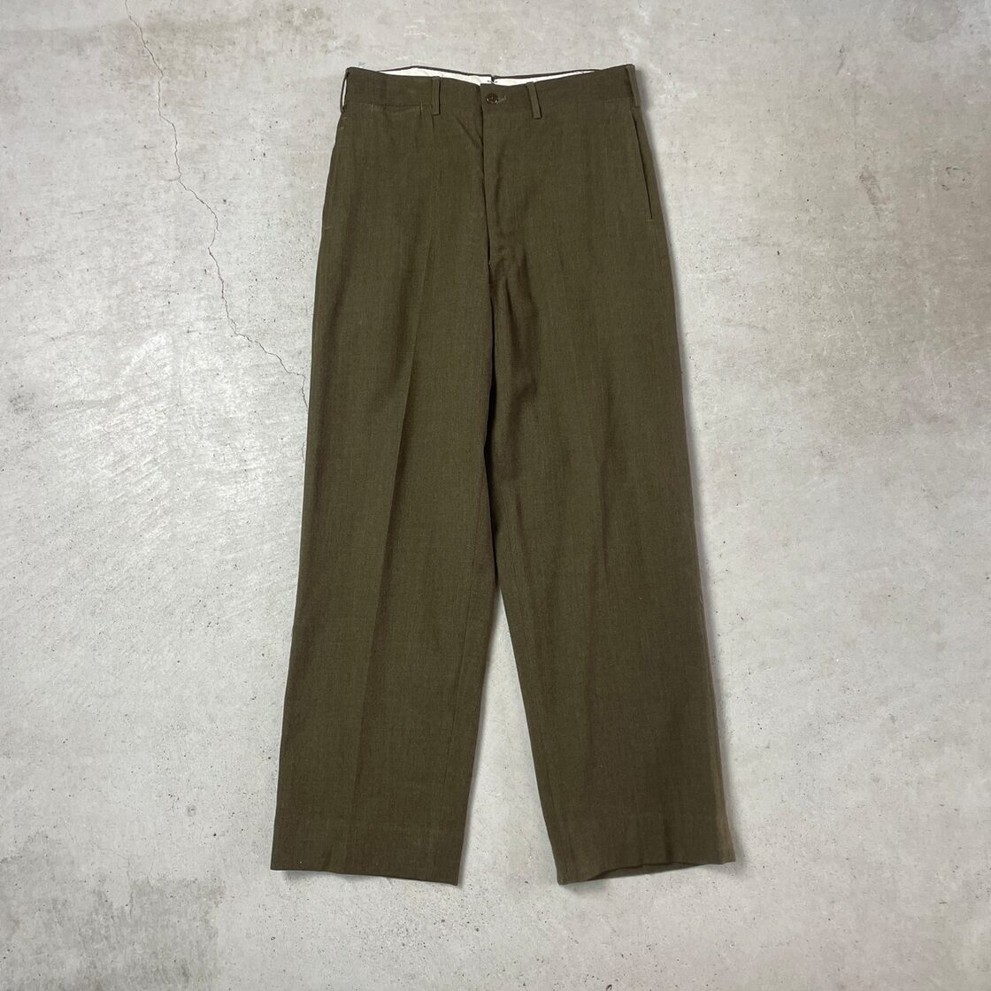 50年代 U.S.ARMY 米軍実品 M-1952 ウールパンツ トラウザーズ パンツ 
