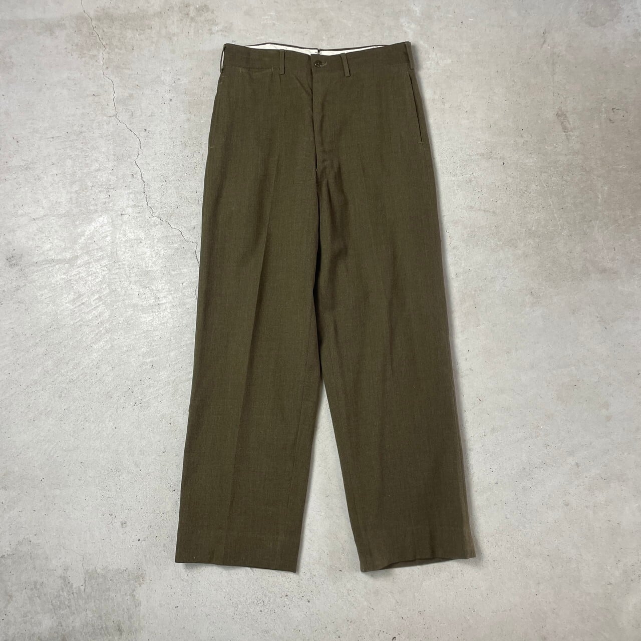 50年代 U.S.ARMY 米軍実品 M-1952 ウールパンツ トラウザーズ パンツ 