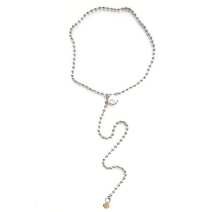 MOON BALL CHAIN ／Necklace  Silver