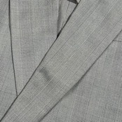 上下 Papas パパス イタリアTIBERGHIEN社 イタリア製生地 ダブル テーラードジャケット スラックス セットアップ スーツ (上)L48(下)L82/グレー系 メンズ