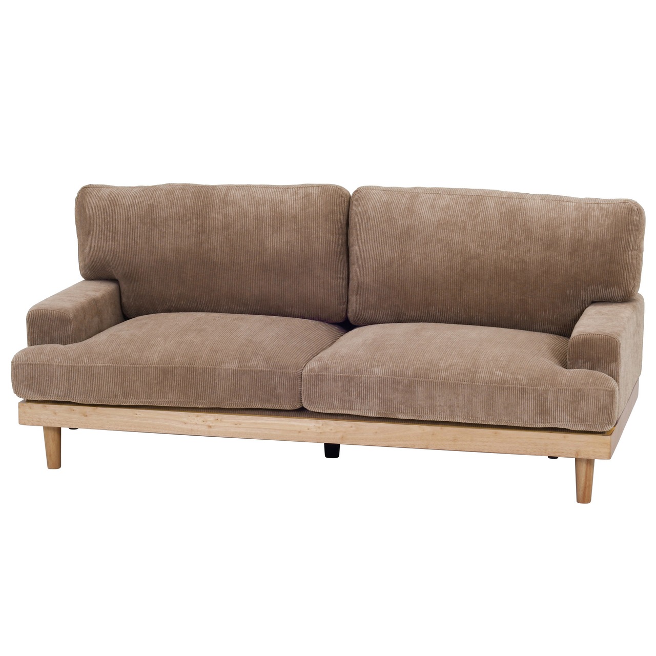 ファブリックソファ 3人掛け 【Felice】フェリーチェ