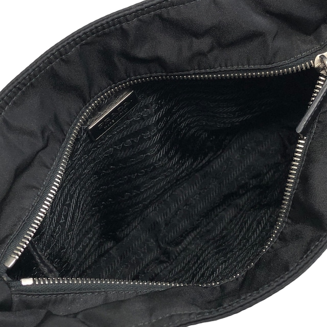 PRADA プラダ ハンドバッグ ブラック トライアングルロゴ ナイロン トートバッグ vintage ヴィンテージ オールド 2a4arb