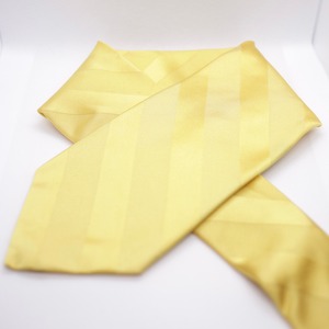 Brooks Brothers Whole Pattern Silk Necktie Gold