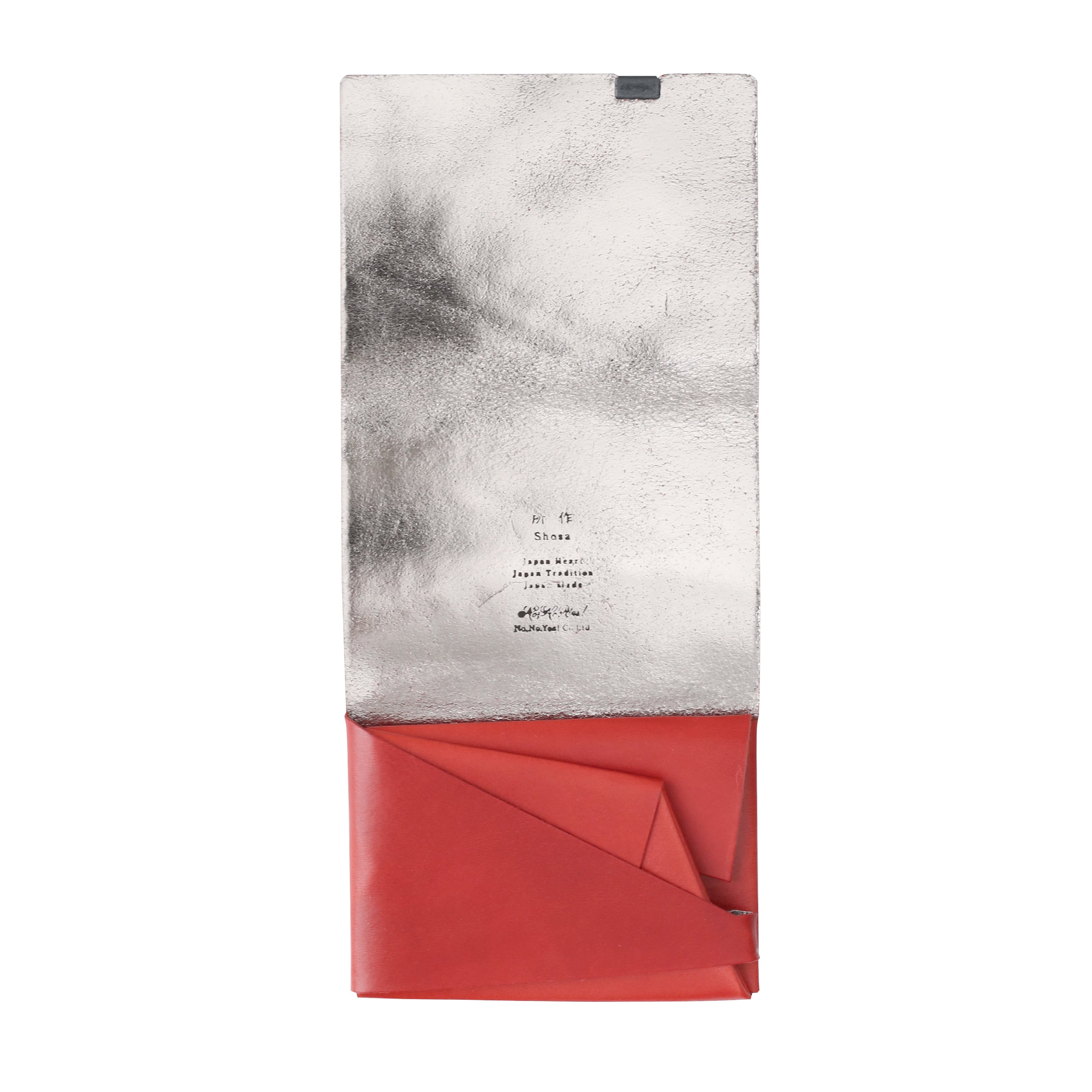 ボレロ ショートウォレット1.0 レッド/シルバー & キャメル/ゴールド