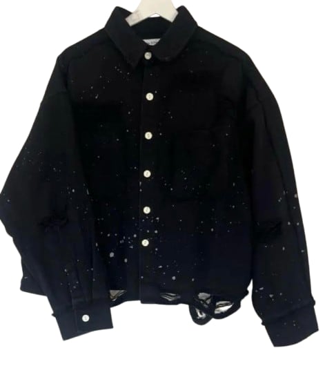 DANKE SCHON(ダンケシェーン) / DAMAGE PAINT DENIM JAKECT