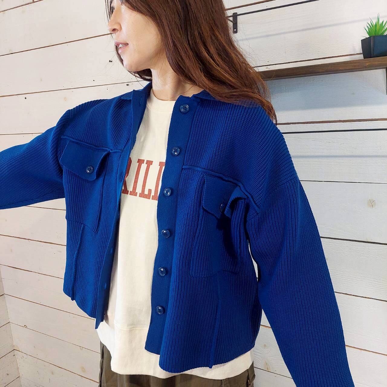 スポンディッシュニットGジャン　P-588