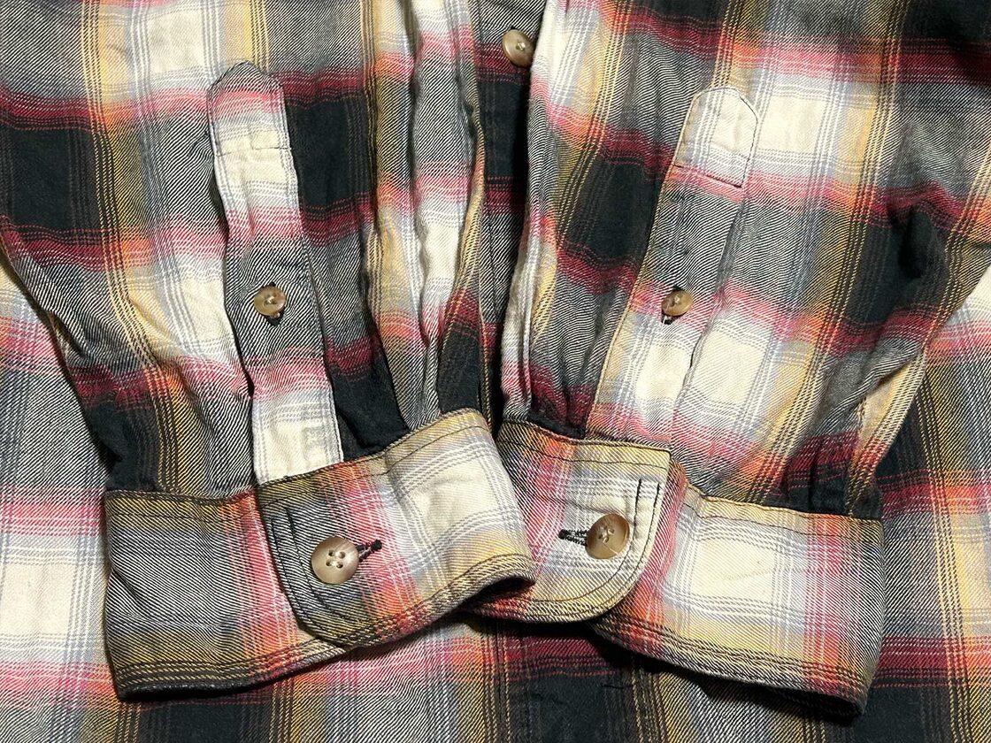 80s Eddie Bauer エディーバウアー プレイド オンブレ シャドー 