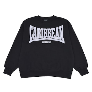 【BOTTER】CREWNECK SWEATER CARIBBEAN COUTURE EMBROIDERY(BLACK)