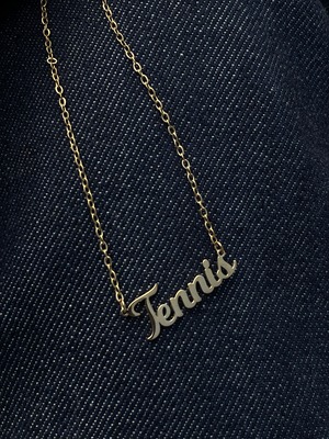 Initial necklace