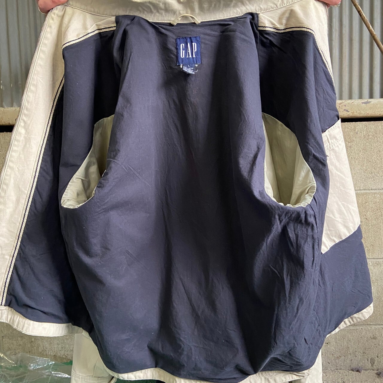 GAP オールドギャップ コットンジャケット メンズXL相当 古着 GAP オールドギャップ コットンジャケット メンズXL相当 古着