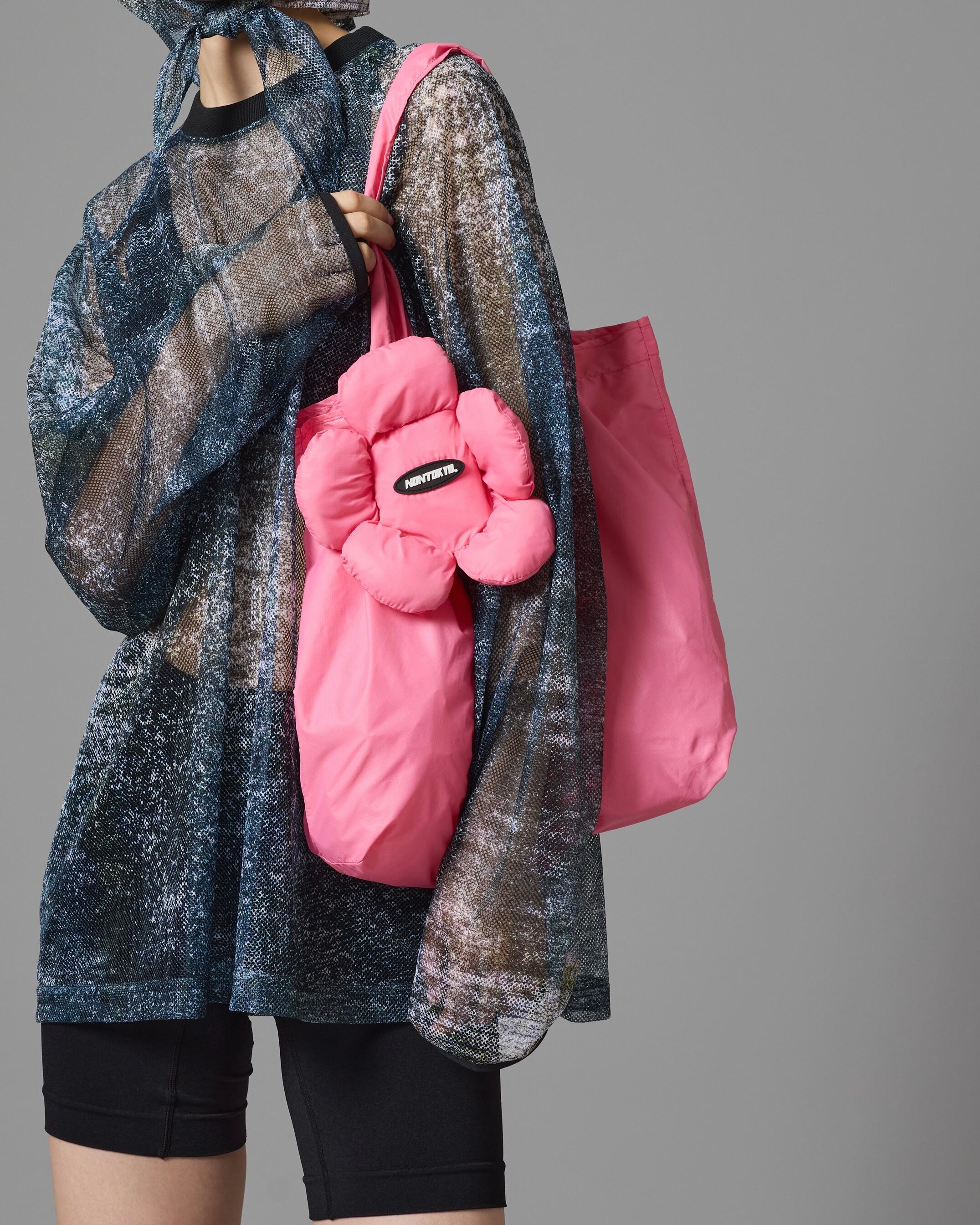 NON TOKYO ノントーキョー】 / FLOWER ECO BAG フラワーエコBAG / PINK