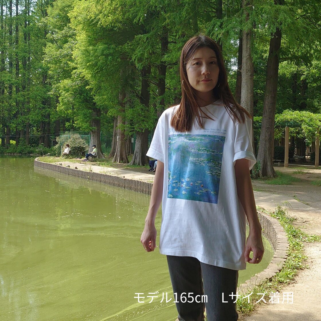 モネ アートTシャツ 睡蓮＜東京都美術館ミュージアムショップ