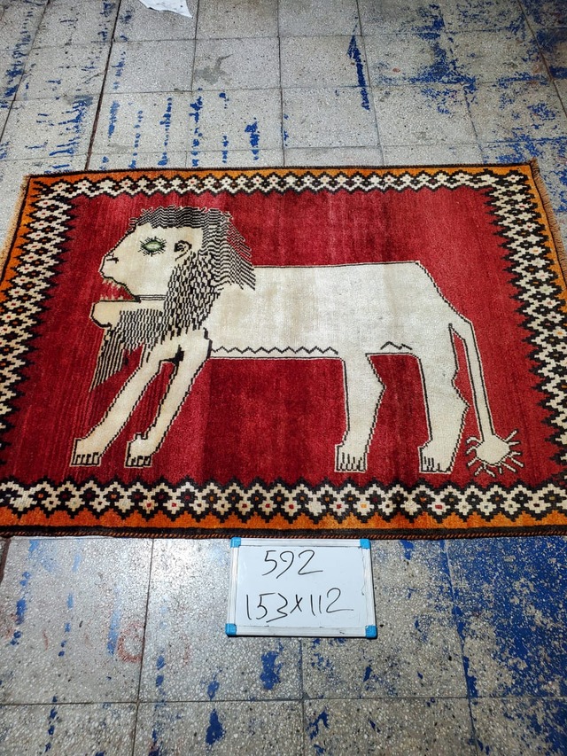 絨毯クエスト79【No.191】Tribal Rug　トライバルラグ　※現在、こちらの商品はイランに置いてあります。ご希望の方は先ずは在庫のご確認をお願いします。