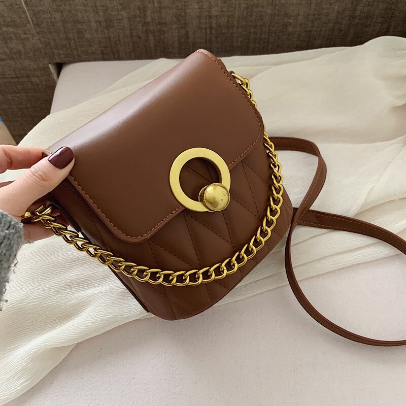 リンジチェーンスモールバッグ女性2020ワイルドクロスボディバッグの新しい流行バージョンウエスタンファッションバケットバッグのハイエンドセンス 手作りハンドバック32023921711