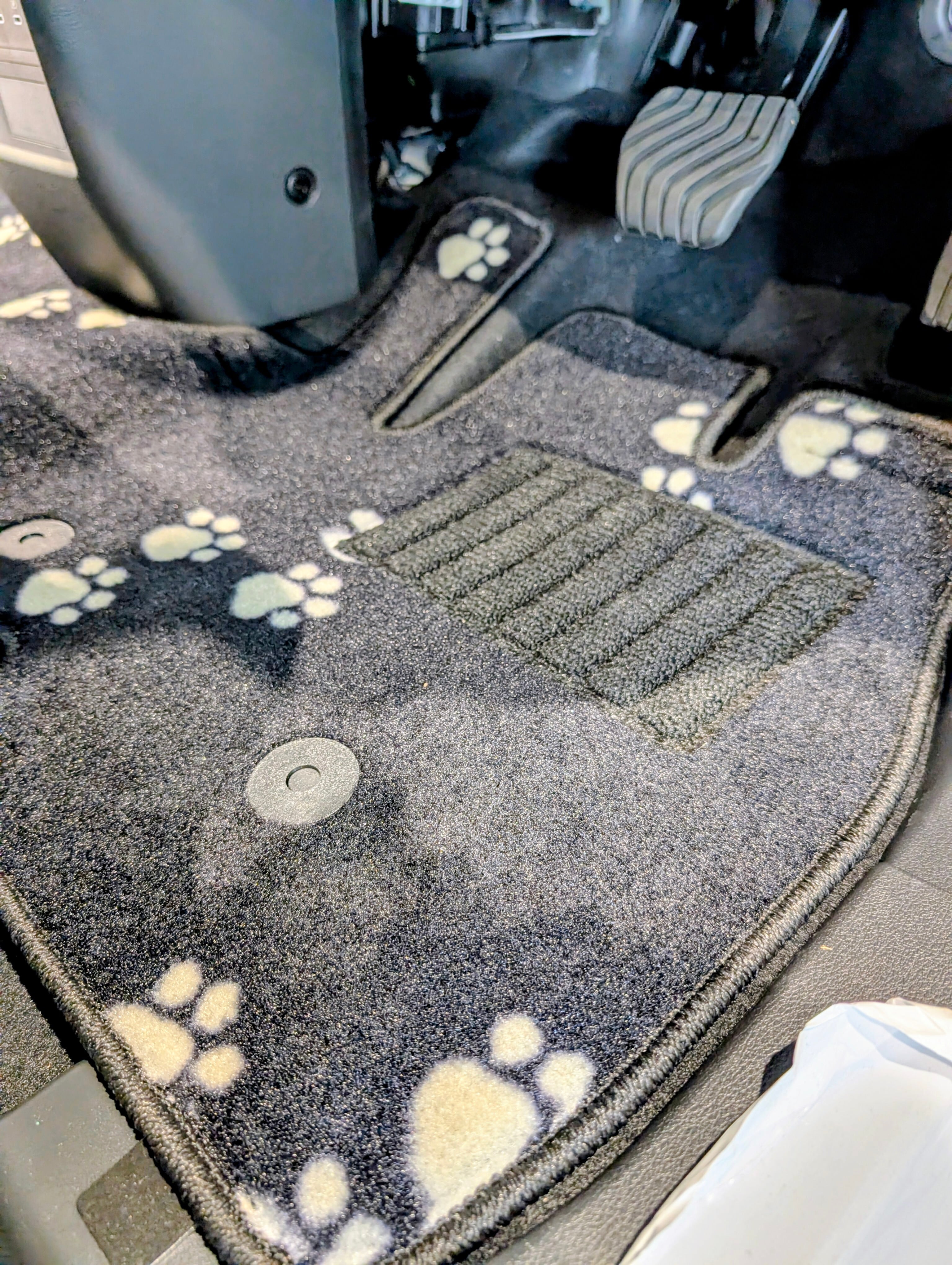 MDF 超新型デリカミニ専用 フットデザインフロアマットセット