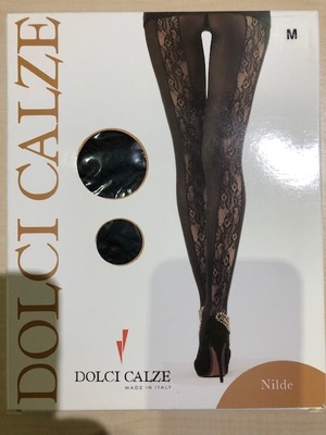 DolciCalze（ドルチカルゼ）イタリア製  05-2416 バックサイドネット　パンティーストッキング