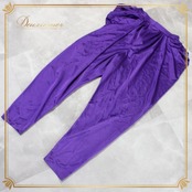 社交ダンス 衣装 スタンダード ボトムス ズボン パンツ レッスンウェア レディース パープル系 Fashionα ファッション アルファ 紫 無地 光沢感 練習着 フォーマル パープル系ボトムス 光沢パンツ サテン風 ウエスト調整可 ファスナー付き ストレートシルエット レッスンウェア下 ラテン兼用 きれいめ 光沢生地 滑らか 伸縮性あり 動きやすい ダンス練習 衣装練習 舞台映え フォーマルルック ステージ衣装 カラーズボン レディースL Lサイズ ポリエステルボトムス エレガント 大人紫