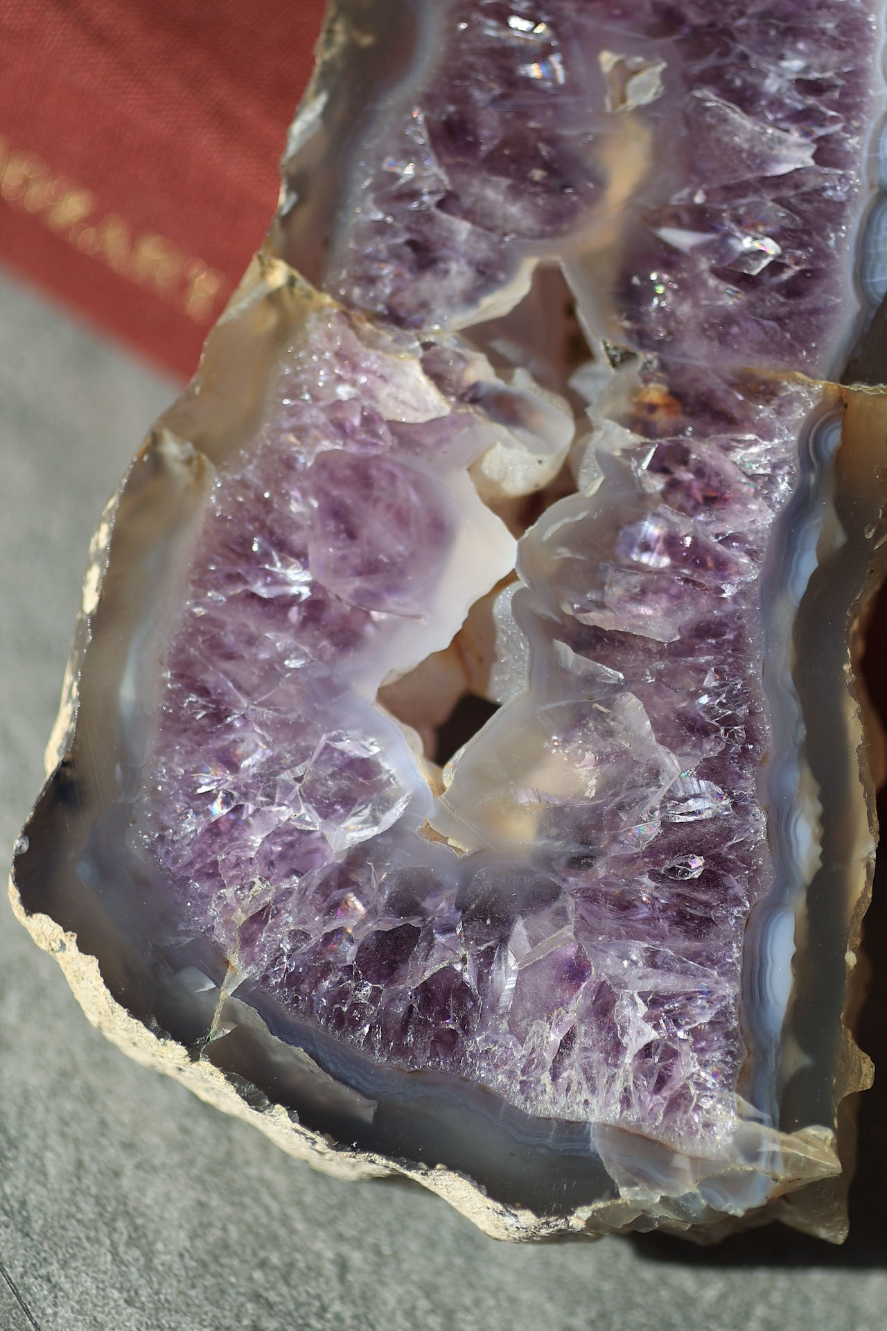 アメジスト スライスプレート ｜Amethyst Slice｜ 天然石・鉱物・パワーストーン | st00401