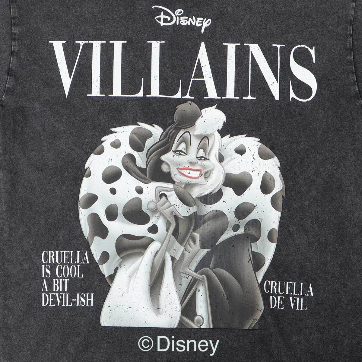 HBD-063 ディズニー Disney Tシャツ ヴィランズ 古着風プリント HBD-063 ディズニー Disney Tシャツ ヴィランズ 古着風プリント