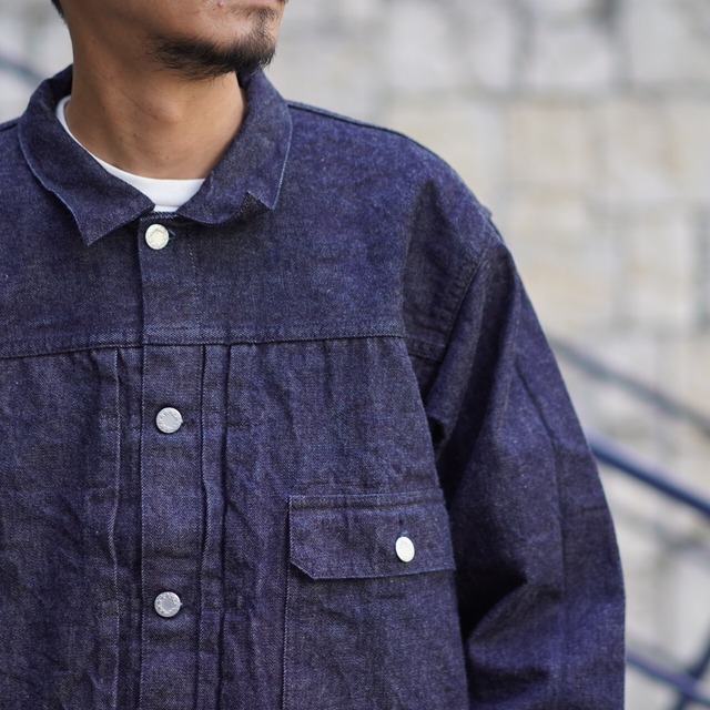 NORITAKE/HARADA(ノリタケ/ハラダ) /1 POCKET PLEATED WORK JACKET -Indigo- 46inch~58inch