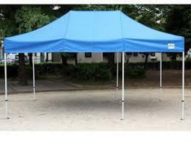 テント 3.0ｍ×.4.5ｍ 青　【納期確認要】