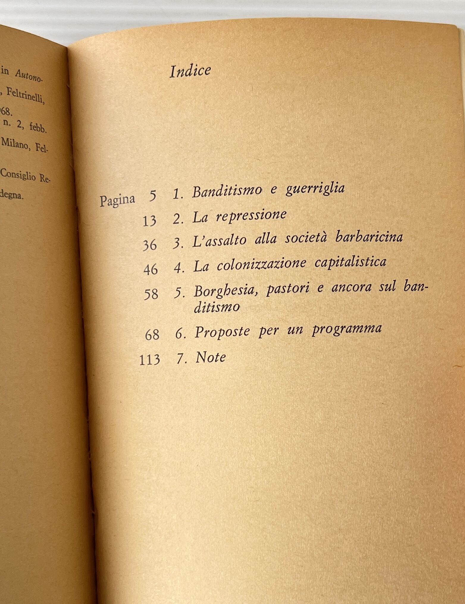 Sardegna: Rivolta Contro la Colonizzazione <Quaderni Programmatici 1> / Giuliano Cabitza / Libreria Feltrinelli