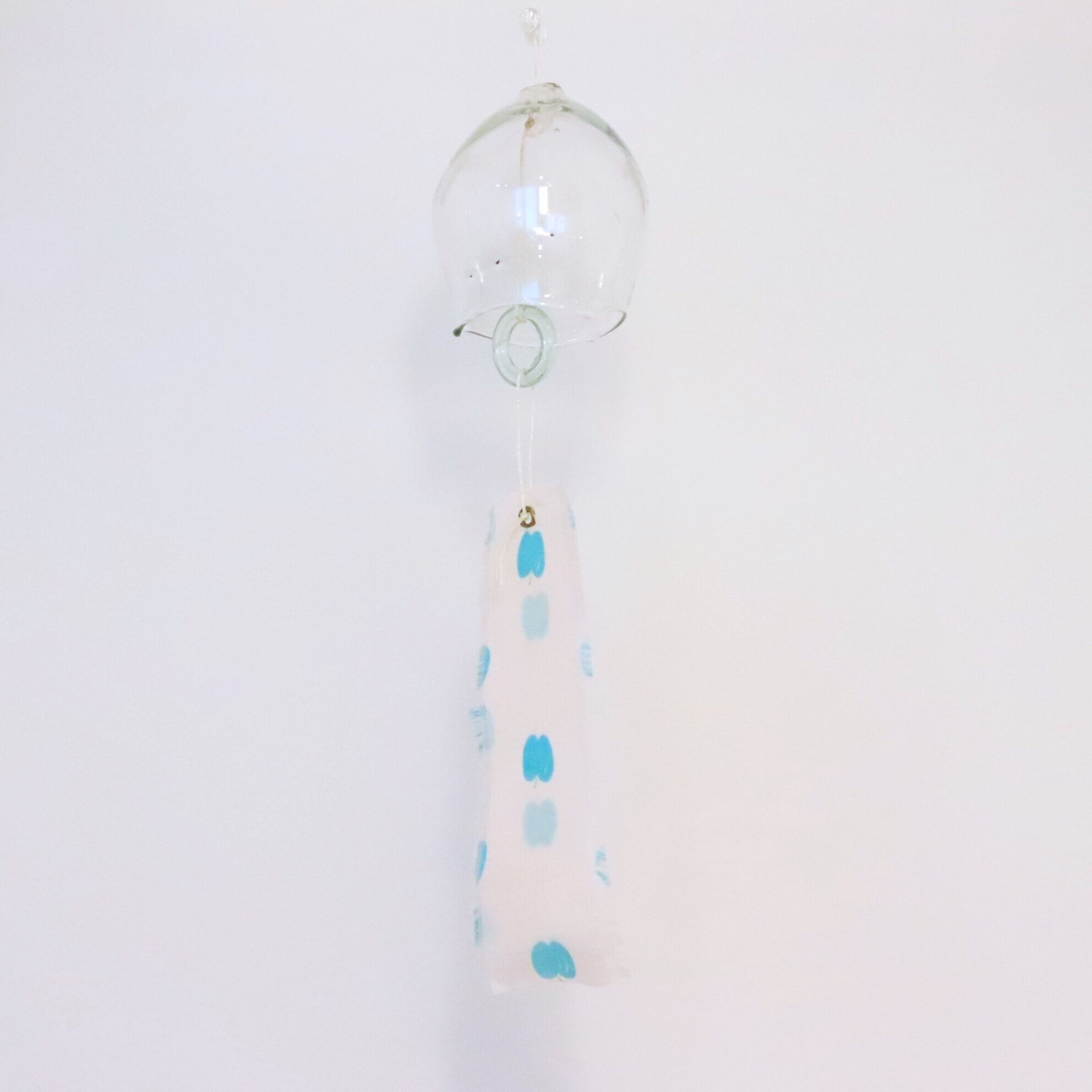 インテリア】吹きガラスの風鈴 グリーンアップル | ジーフラット