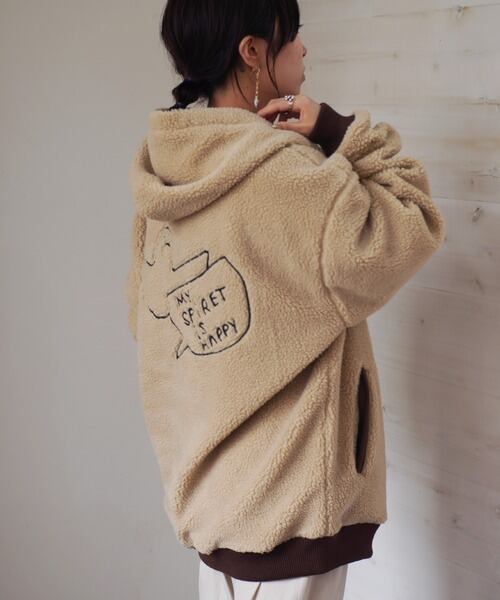 【Lサイズ】マークゴンザレス☆両面刺繍　フリースジャケット　最高デザイン　良品