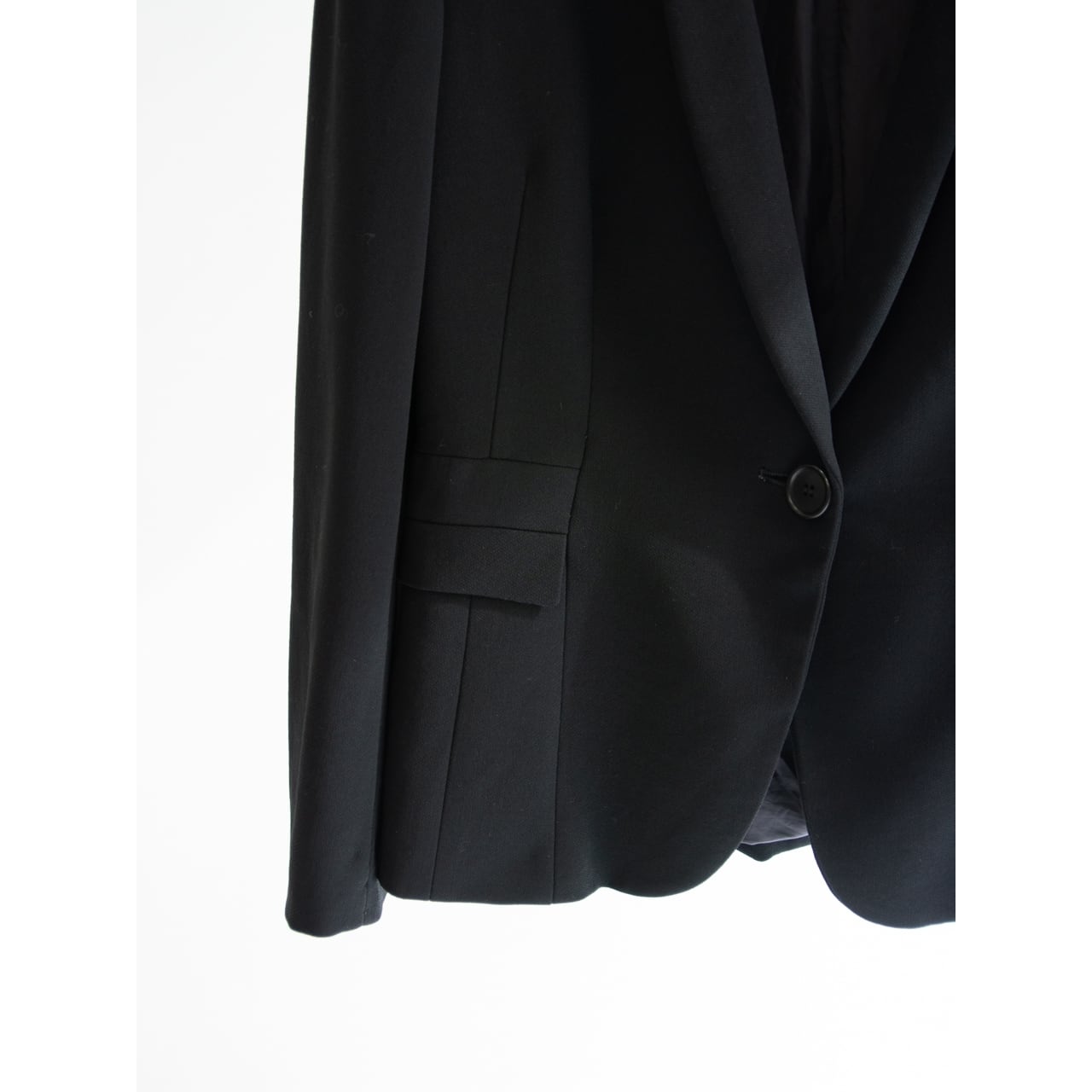 【GIORGIO ARMANI】Made in Italy 100% Wool Jacket（ジョルジオアルマーニ イタリア製 ナローラペル ウールジャケット）