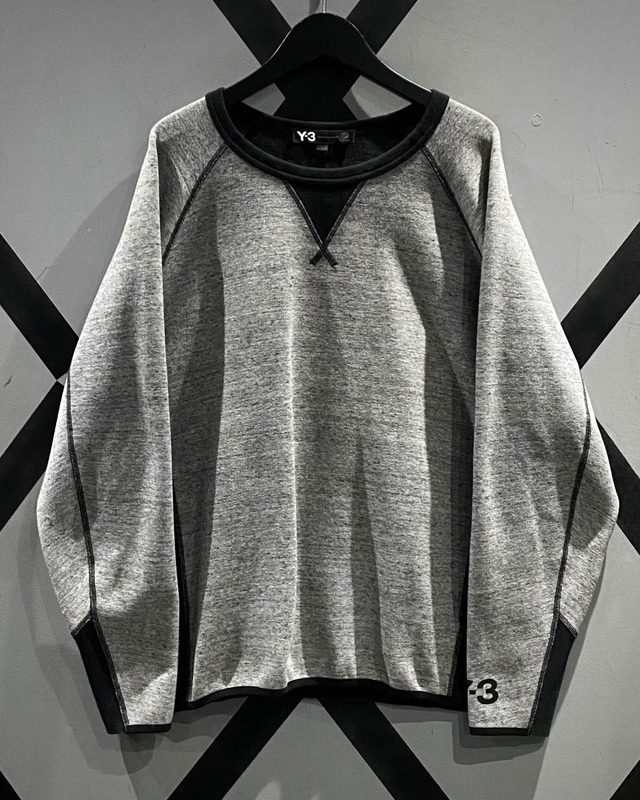【X VINTAGE】“Y-3”Color Swiching Pullover Sweat Shirt