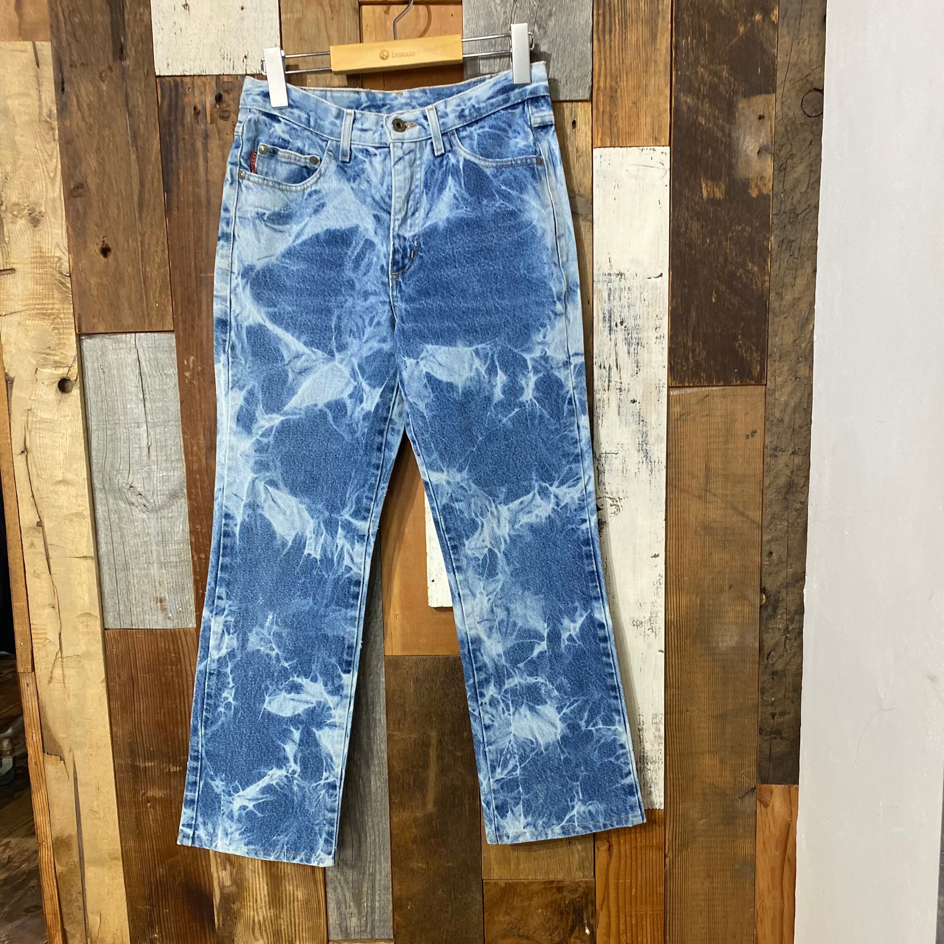 Chemical Wash Denim Pants / ケミカル デニム パンツ 古着 | 古着屋