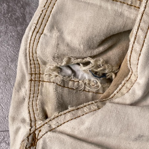 10s ホワイト ダブルニー Carhartt カーハート パンツ 34×32 詳細写真13