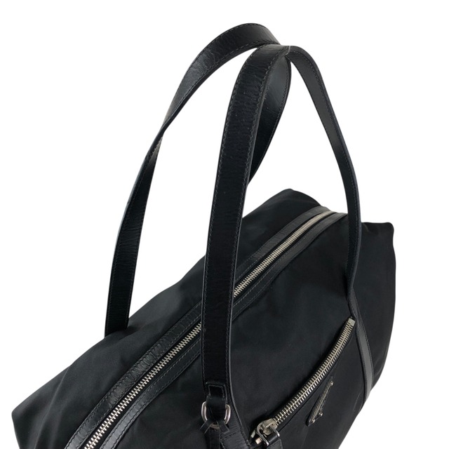 PRADA プラダ トートバッグ ブラック トライアングルロゴ ナイロン パドロック vintage ヴィンテージ オールド cfbs7r