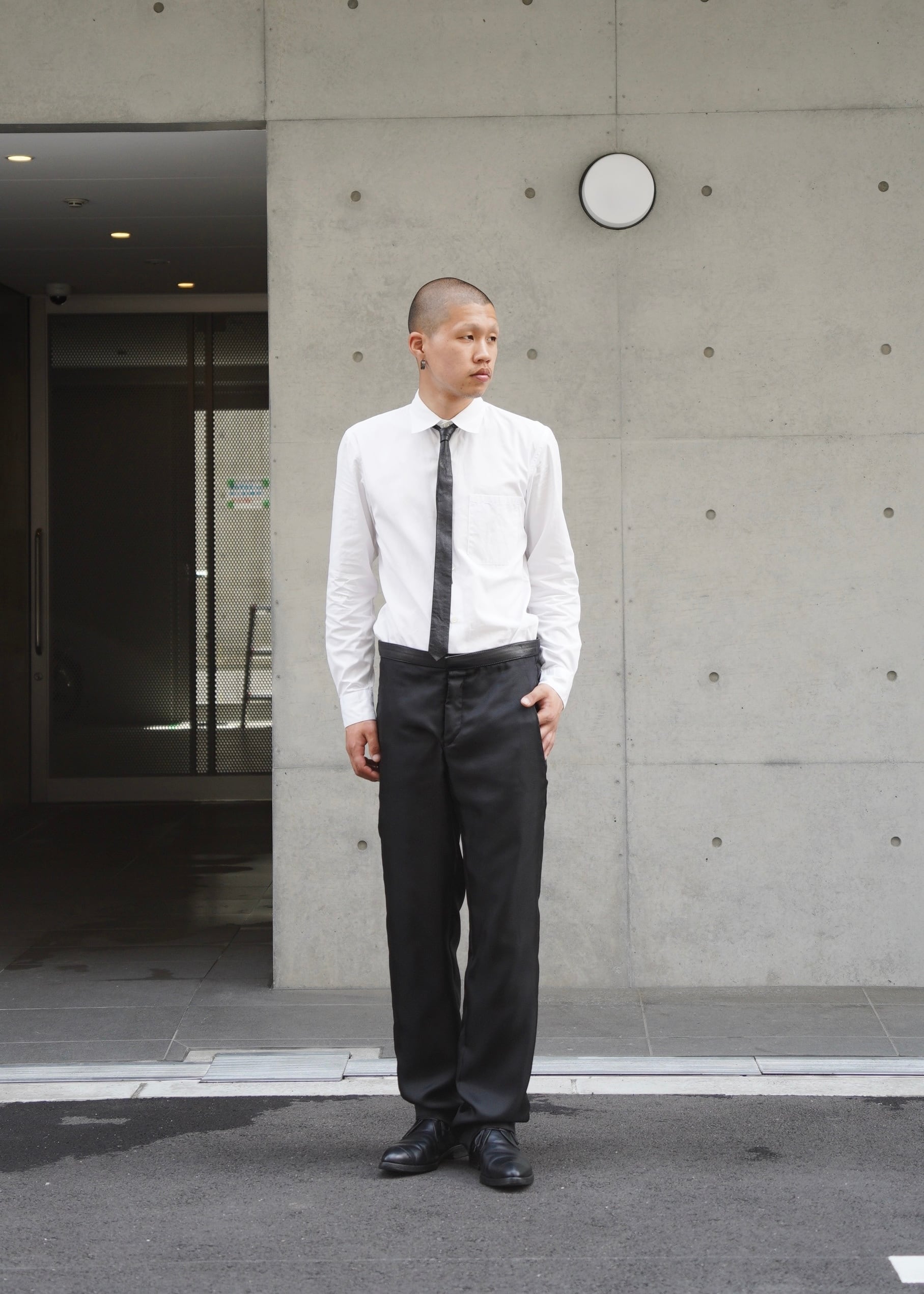 小物 Vintage leather narrow tie Vintage leather narrow tie | CETTEN
