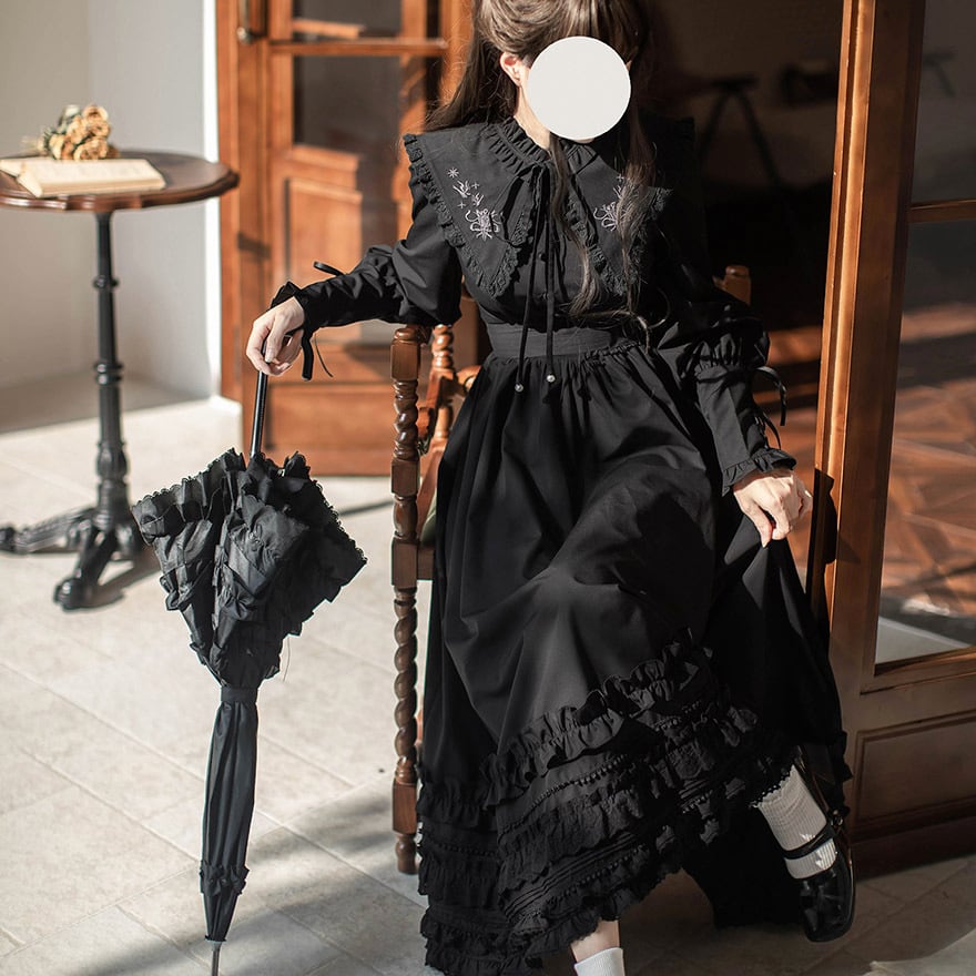 ozzon ゴスロリ　ワンピース ─ ✧2025 Ozz Collection ✧─ 【🍇✦ Celebration of Rose ロココ