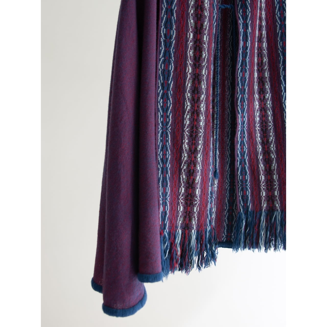 【The Spinning Wheel】Made in England 60-70's Handwoven Wool Cape（英国製 ハンドウーブン ウールケープ）