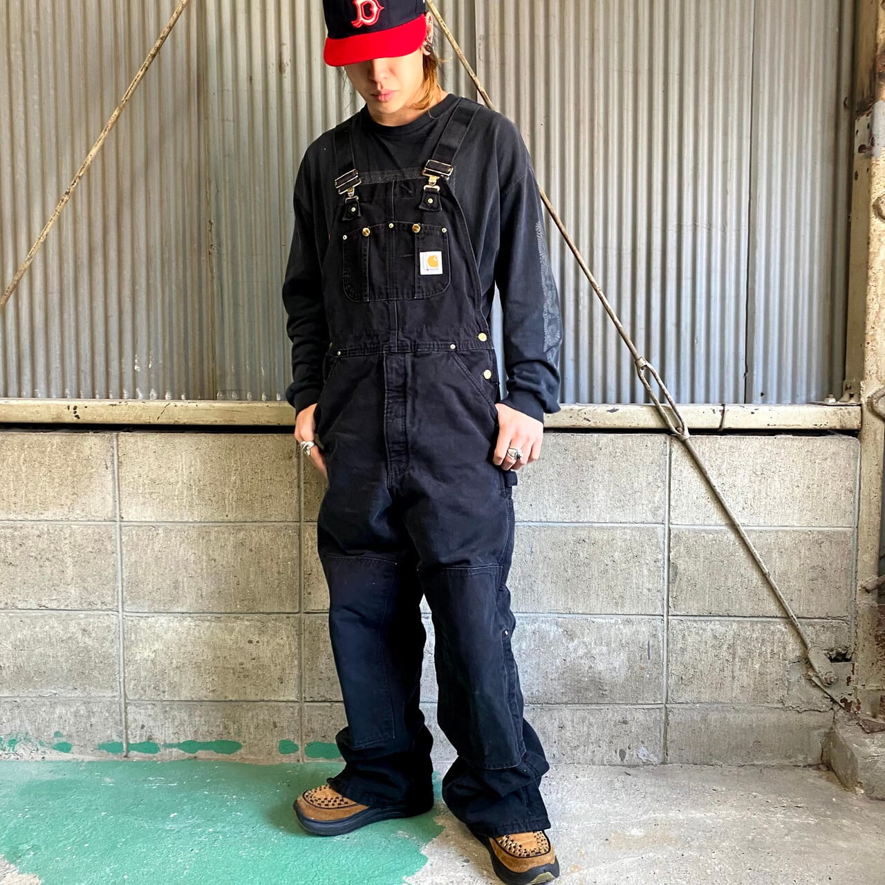 90年代 USA製 Carhartt カーハート ダック地 オーバーオール 