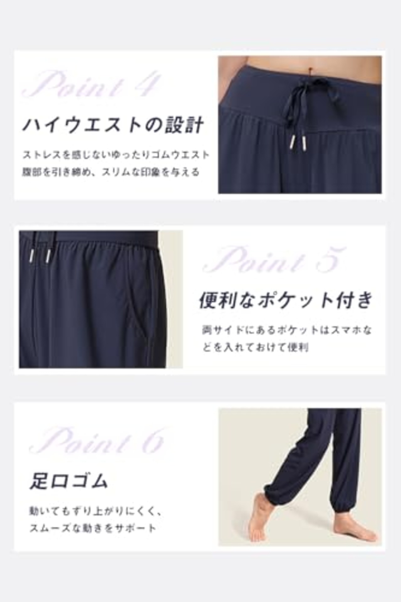 [Nippaws] ジョガーパンツ レディース ゆったり ヨガパンツ トレーニングパンツ フィットネス ロングパンツ(L,ブラック)