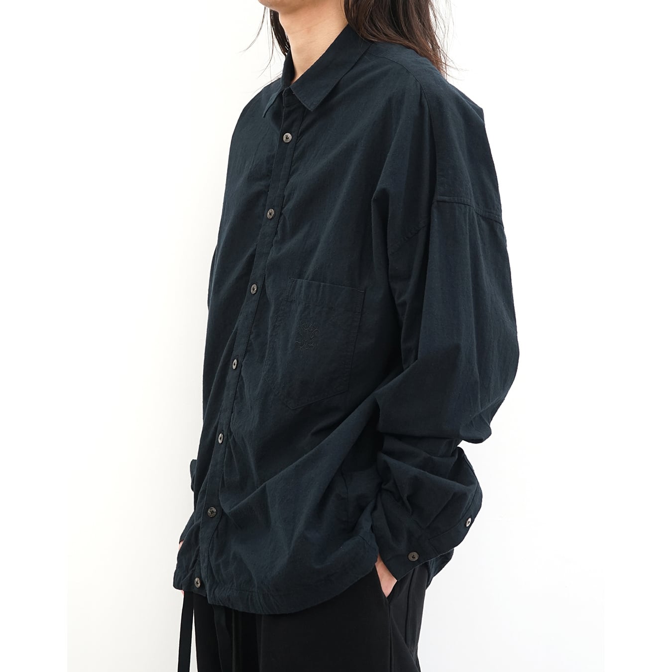 The Viridi-anne] (ザヴィリディアン) VI-4025-02 SHRINK SHIRT