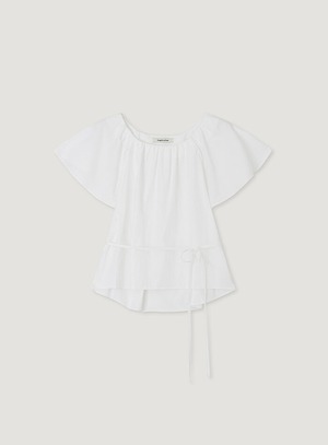 [MANGO MANY PLEASE] JANE SHIRRING BLOUSE 正規品 韓国ブランド 韓国通販 韓国代行 韓国ファッション マンゴーメニープリーズ 日本 店舗