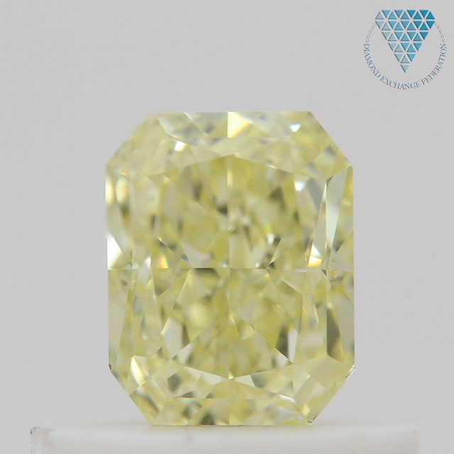 0.5 ct FANCY LIGHT YELLOW VS1 RADIANT GIA 天然  ダイヤモンド ルース