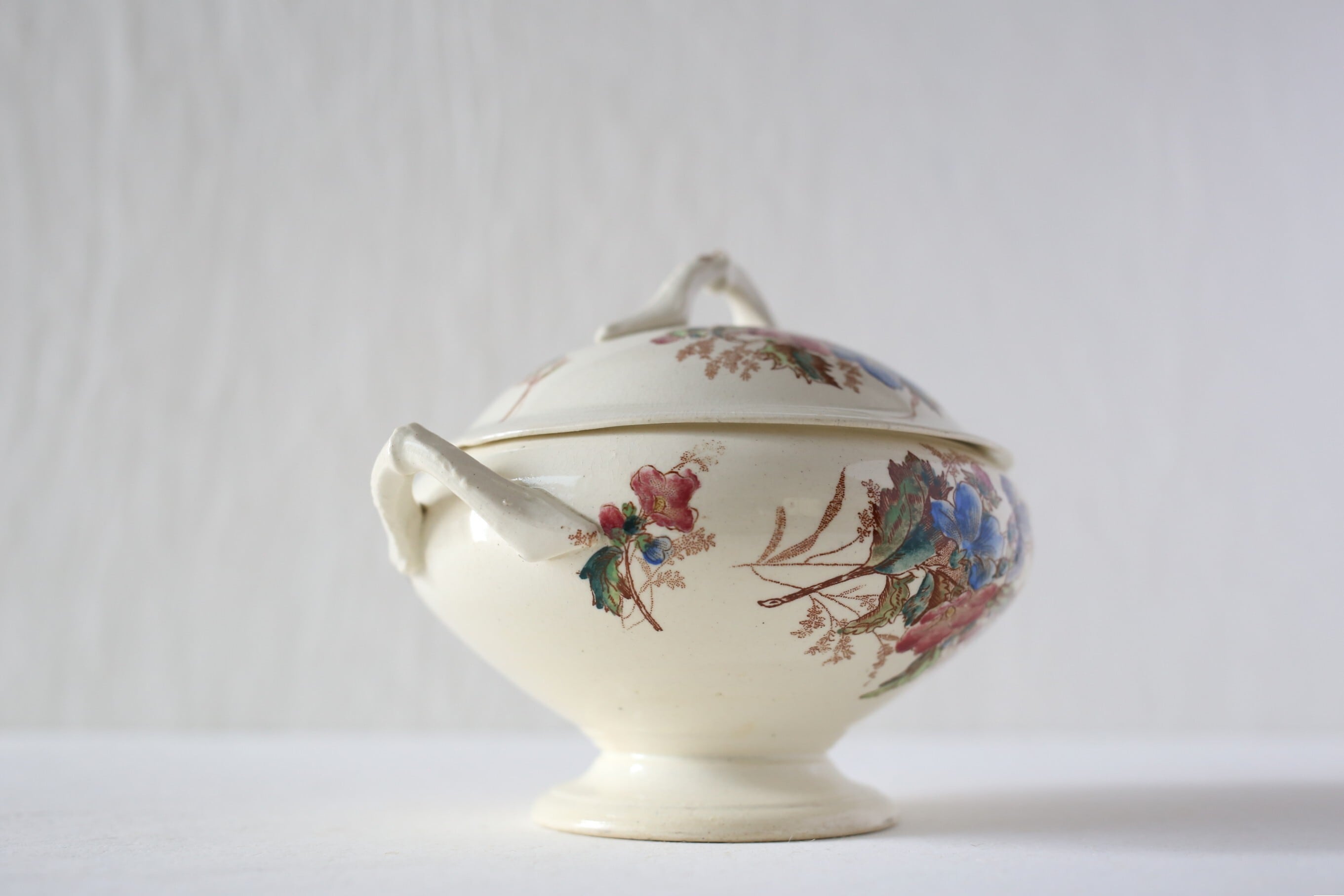 フランス アンティーク ONNAING窯 dinete スーピエール polychrome N