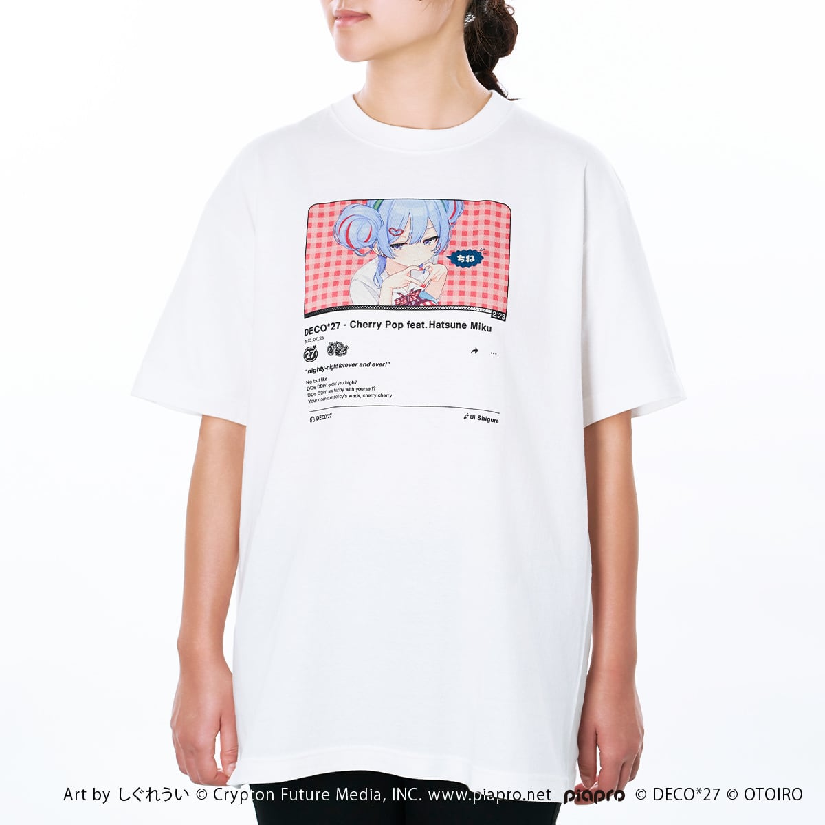 Tシャツ おまとめセット ゆめのちん♡♡ チェリーポップ】サムネイルTシャツ / ホワイト【予約対象商品