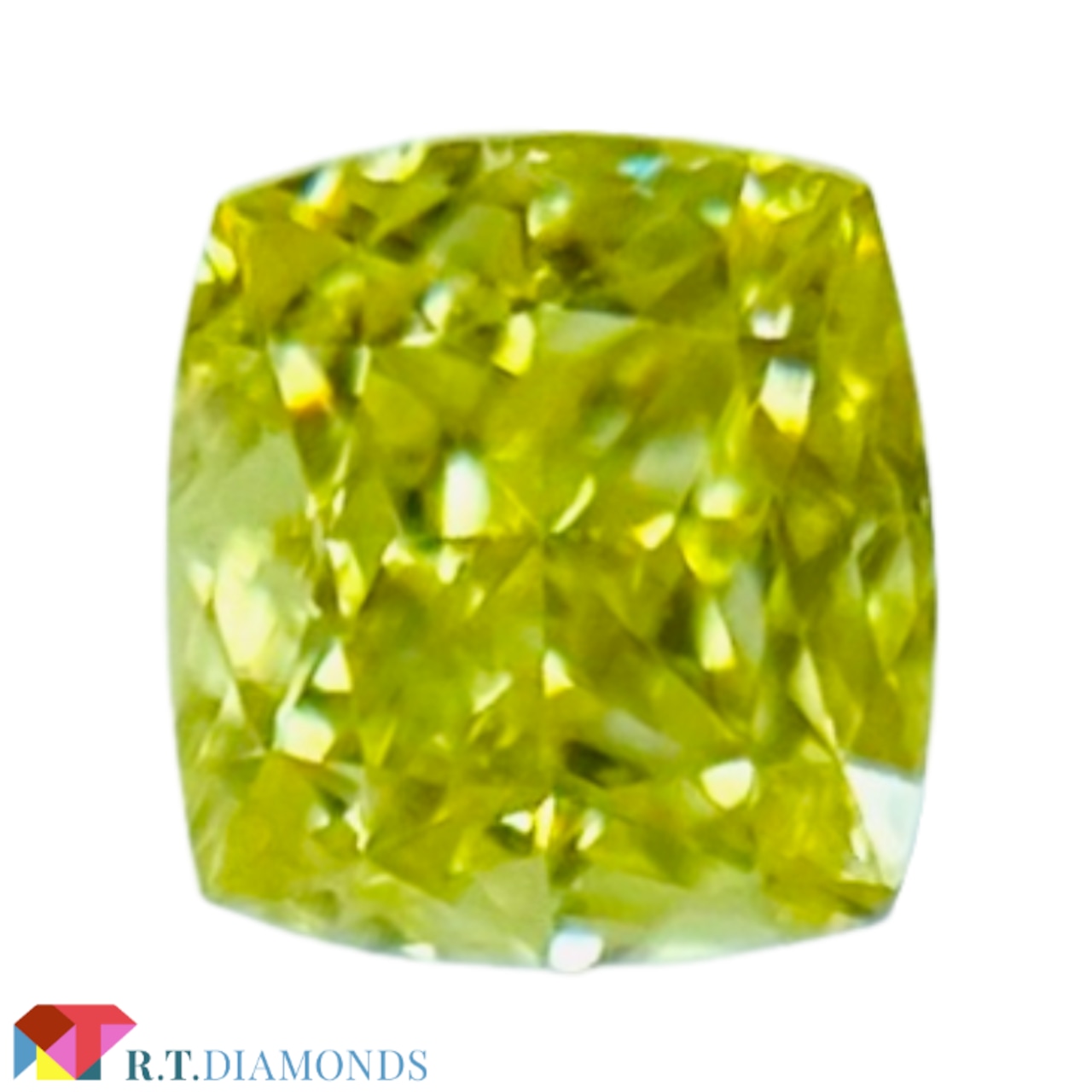 FANCY YELLOW GREEN 0.112ct PS/RT2171/CGL-