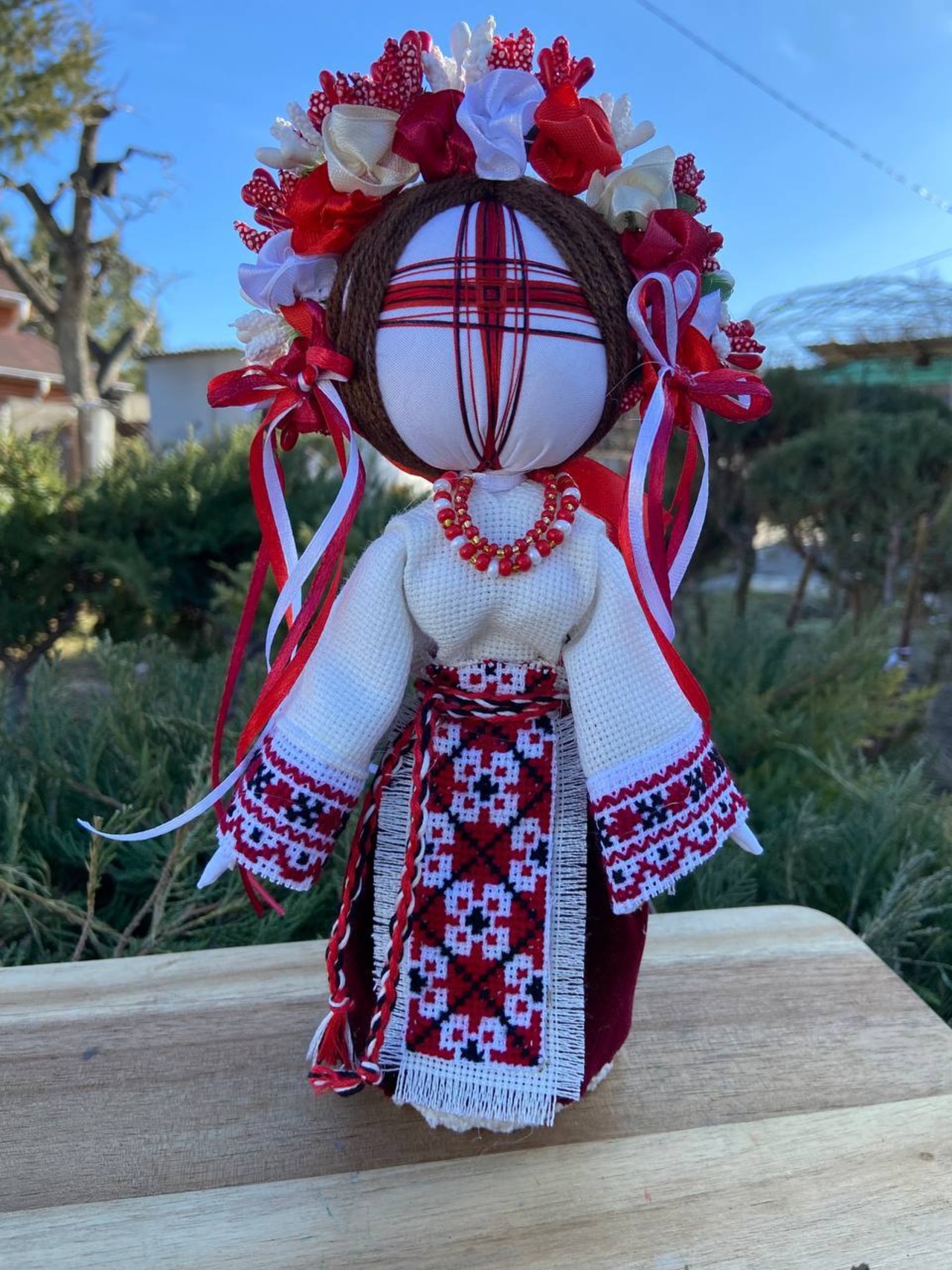 UA.Designer手作りモタンカ 25cm（ウクライナの御守り） - 1